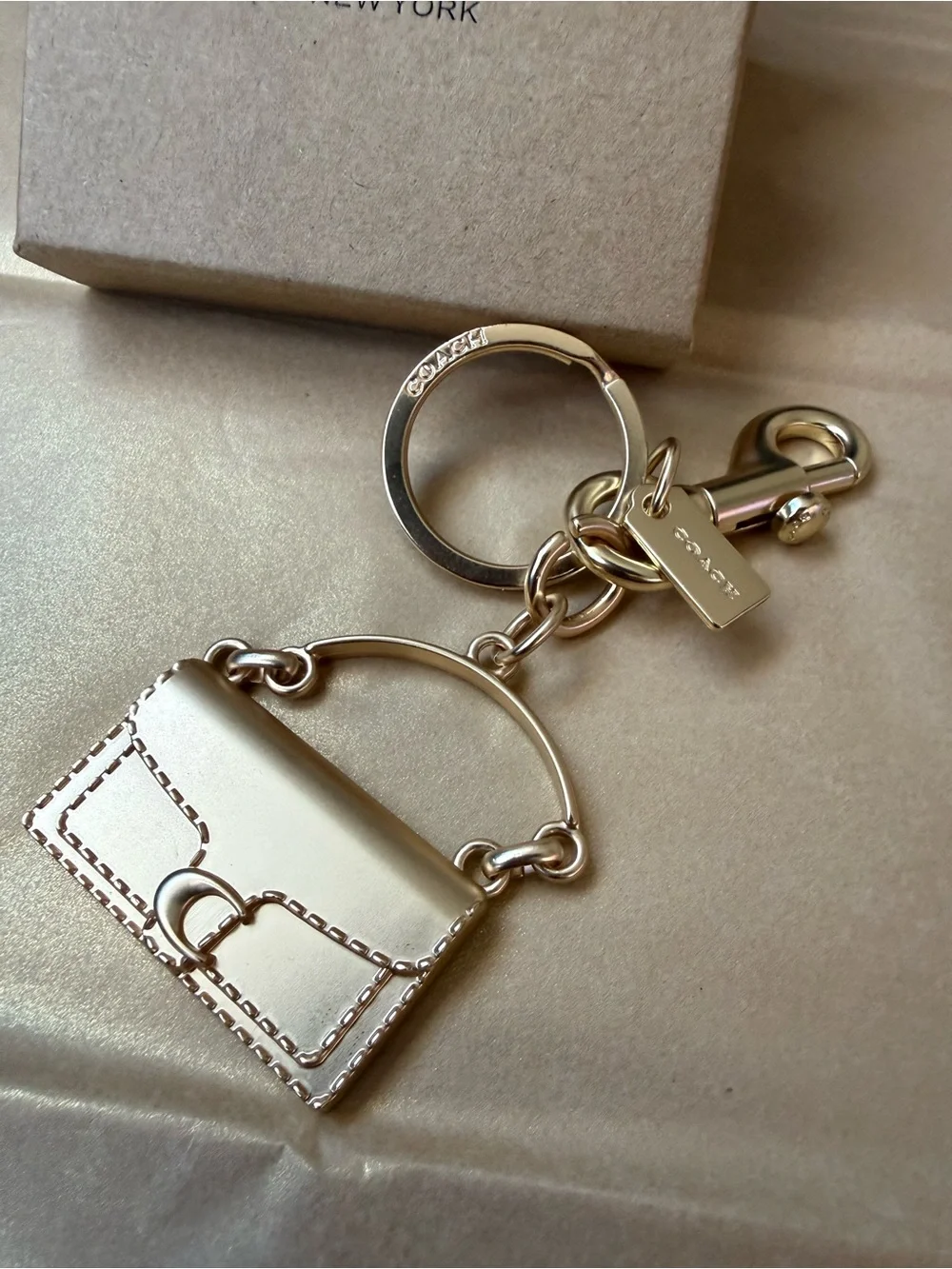 Coach Handbag Keychain Bag Charm New Without Tag AMAZING
